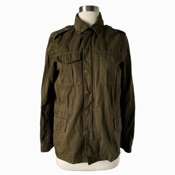 Zadig & Voltaire Kayak Bis Jacket Military Green XS Skull Guitar Patch - Picture 7 of 11